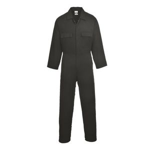 Euro Work Cotton Coverall Black L