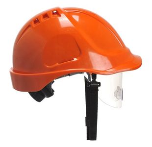 Endurance Visor Helmet Orange