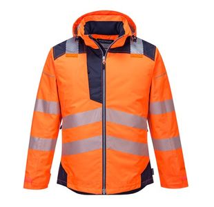 Pw3 Hi-Vis Winter Jacket Org/Nvy 4Xl