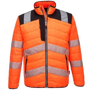 Pw3 Hi-Vis Baffle Jacket Org/Blk 4Xl