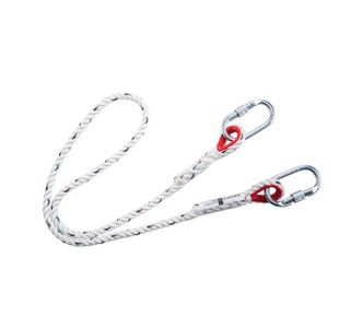 Single Rope 1.5M Rest Lanyard Wht