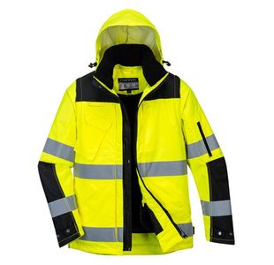 Hivis 3-In-1 Winter Pro Jkt Yw/Blk L