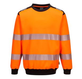 Pw3 Hi-Vis Sweatshirt Org/Blk L