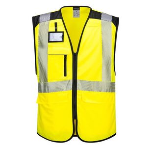 Pw3 Hivis Exec Vest Yw/Blk 4Xl Pk10