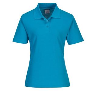 Naples Women'S Polo Shirt Aqua L