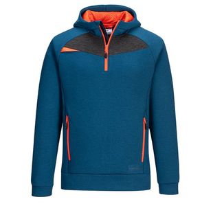 Dx4 Quarter Zip Hoodie Metro Blue M