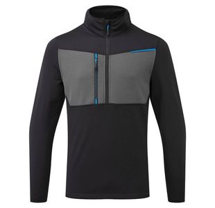 Wx3 Half Zip Tech Fleece Black L