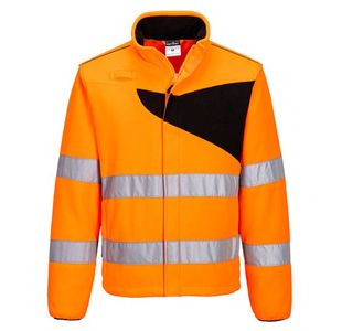 Pw2 Hi-Vis Fleece Orange/Black 4Xl