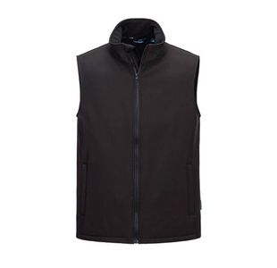 Print/Promo Sshell Gilet 2L Blk 5Xl