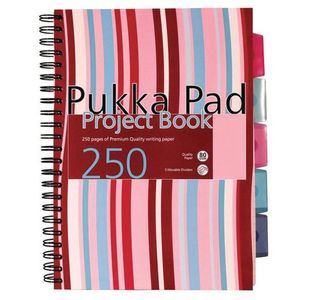 Pukka Pad A4 Proj Book Hb 250P Pk3