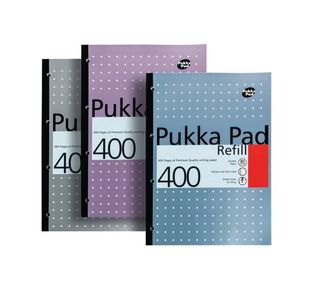 Pukka Side 4 Hole Refill Pad A4 Pk5