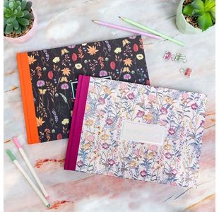 Pukka Pad Bloom Visitors Book Black