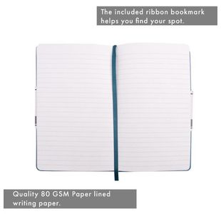 Pukka Pad Sig Sft Cvr Nbk A5 Teal