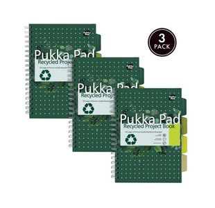 Pukka Pad Rcyc Project Book B5 Pk3