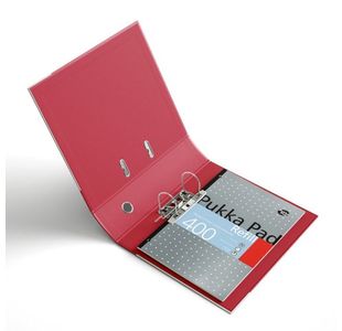 Pukka Brights Lever Arch A4 Red P10