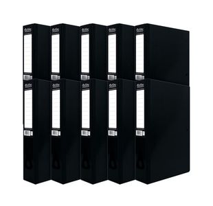 Pukka Brights Box File Fc Blk Pk10