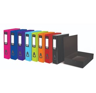 Pukka Brights Box File Fc Blue Pk10