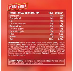 Grenade Peanut Nutter Prot Bar Pk12
