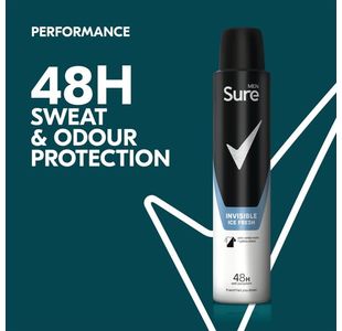 Sure Men Anti-Persp Aerosl 200Ml Pk6