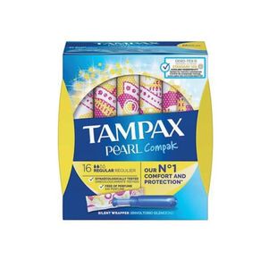 Tampax Compak Pearl Reg Tmp Bx16 Pk4