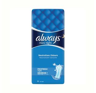 Always Maxi Night Sntry Twl X9 Pk10