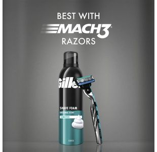 Gillette Shave Foam Sens 200Ml Pk6