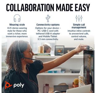 Poly Blackwire 3225 Uc Usb-C/A Hset