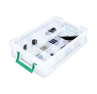 Storestack 24L Storage Box Clear