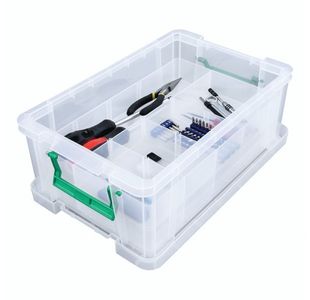 Storestack 24L Storage Box Clear