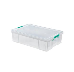 Storestack 37L Storage Box Clear