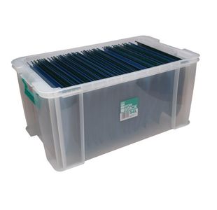 Storestack Storage Box Clear 54L