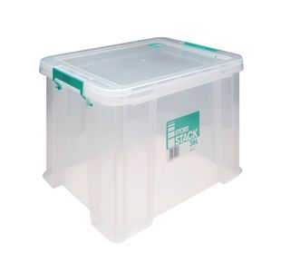 Storestack Storage Box Clear 36L