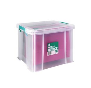 Storestack Storage Box Clear 36L