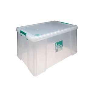 Storestack 70L Storage Box Clear