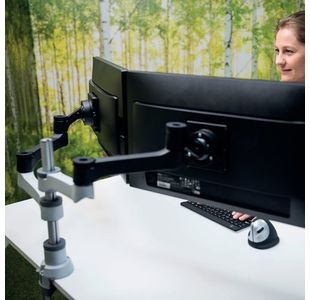R-Go Zepher 4 C2 Dual Monitor Arm