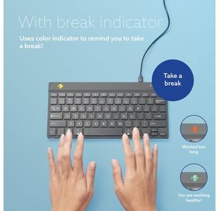 R-Go Compact Break Wired Keyboard
