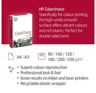 Hp Colour Lsr Ppr A4 120G Wht Pk250