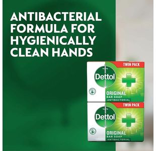 Dettol Antibac Org Barsoap Twinpk P6