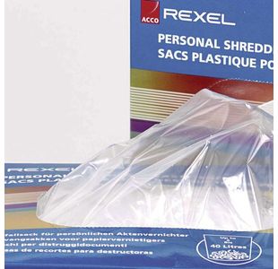 Rexel Shredder Waste Sack 115L Pk100