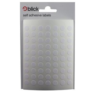 Blick White 8Mm Round Label Bag