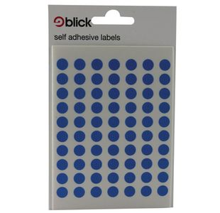 Blick Coloured Lbls 8Mm Blue Pk9800