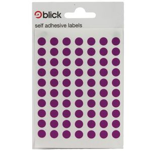 Blick Colored Lbls 8Mm Purple Pk9800