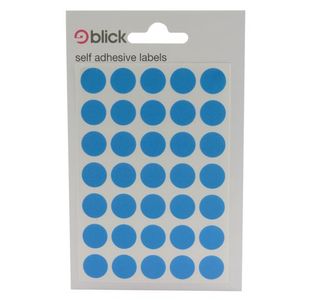 Blick Colored Lbls 13Mm Blue Pk2800