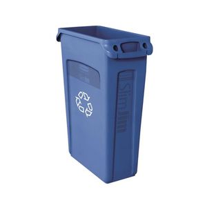 Rubbermaid Slim Jim Cntn 87L Blue