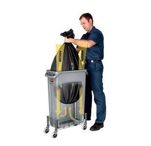 Rubbermaid Slim Jim Cntn 87L Grey