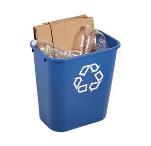 Rubbermaid Wastebasket 26L Blue