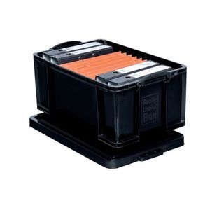 Really Useful 64L Rcyc Stor Box Blk