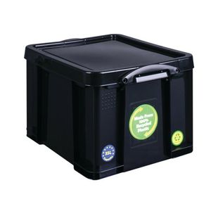 Really Useful 35L Rcyc Stor Box Blk