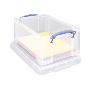 Really Useful 9L Storage Box/Lid Clr