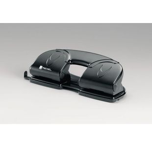 Rexel V412 4 Hole Punch Black
